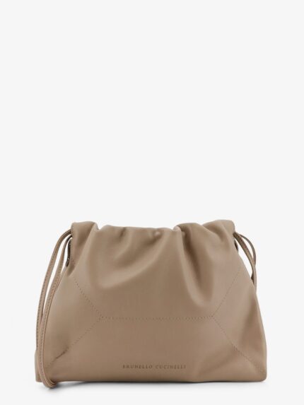 Brunello Cucinelli BC Duo Leather Shoulder Bag