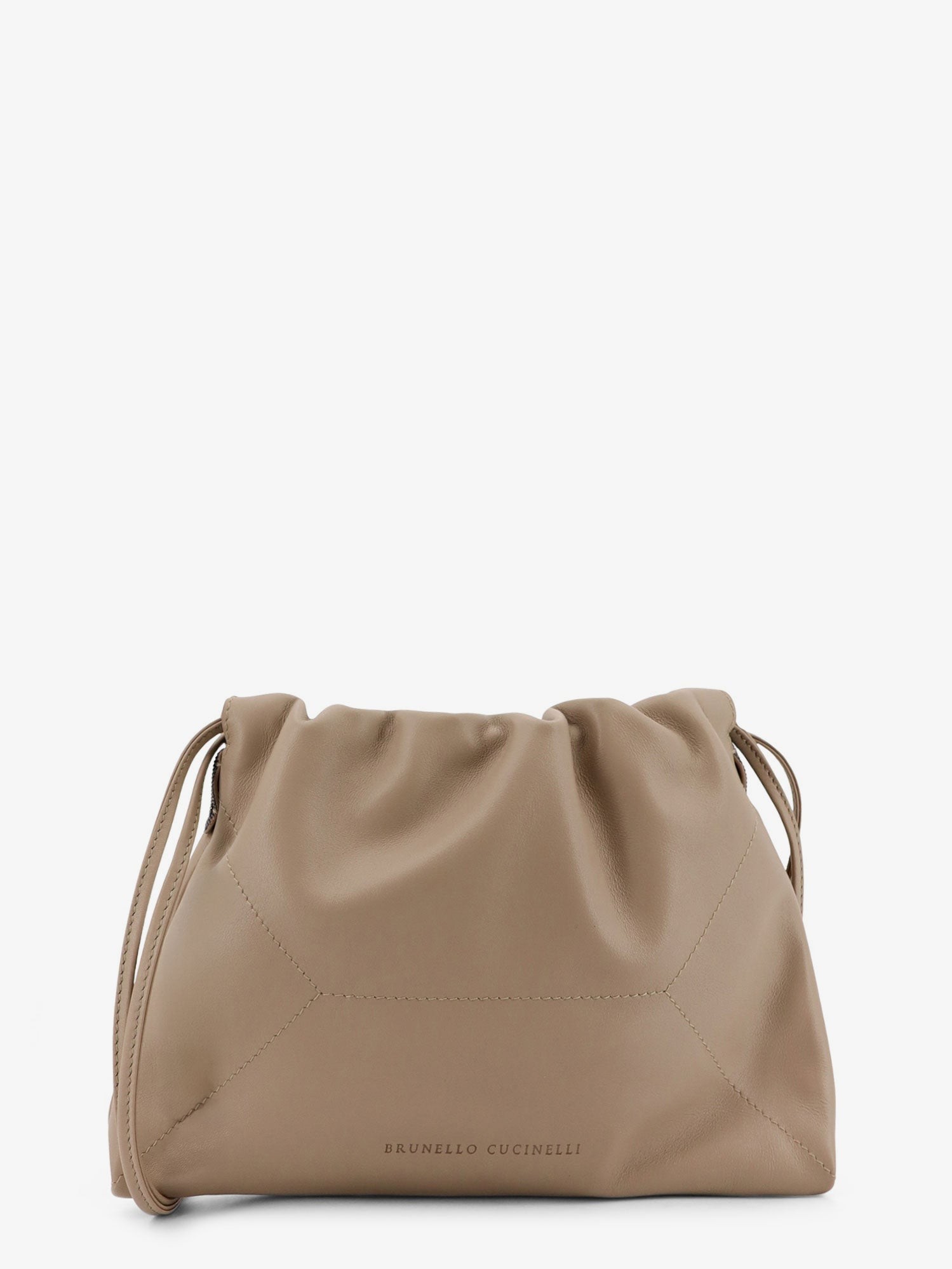 Brunello Cucinelli BC Duo Leather Shoulder Bag