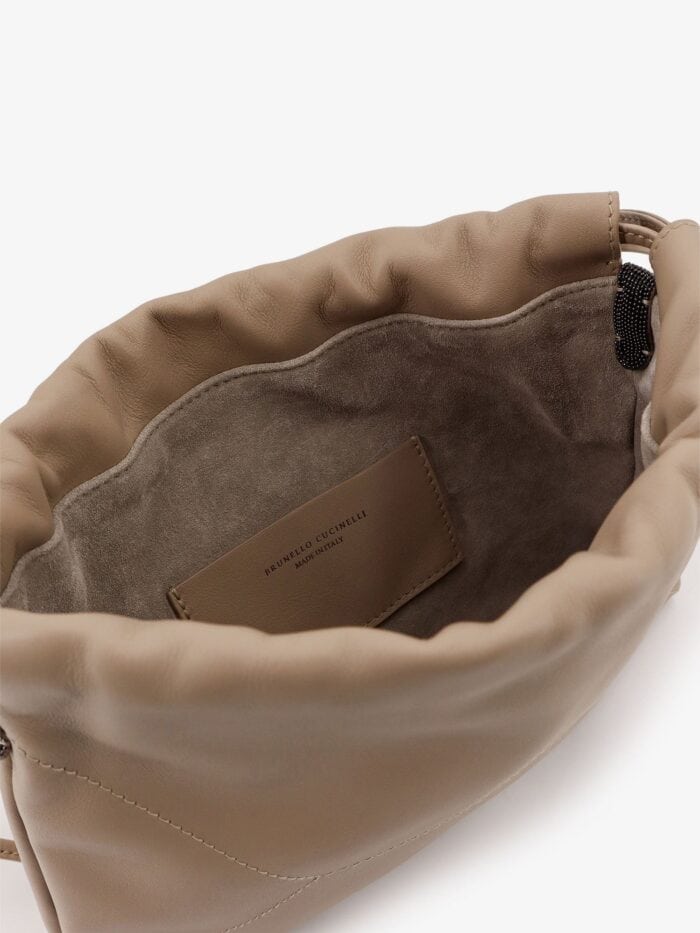 Brunello Cucinelli BC Duo Leather Shoulder Bag