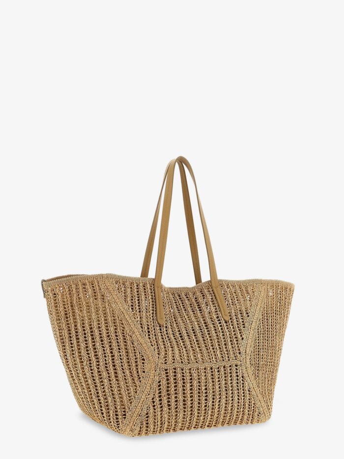 Brunello Cucinelli BC Duo Raffia Shoulder Bag