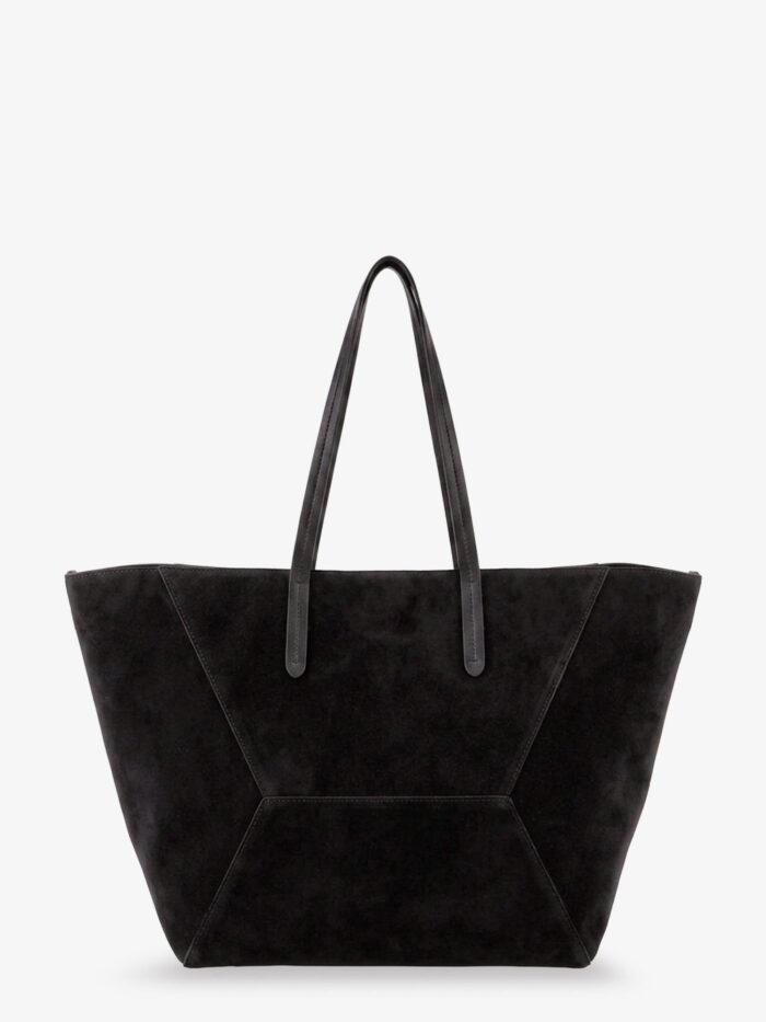 Brunello Cucinelli BC Duo Suede Shoulder Bag With Engraved Logo
