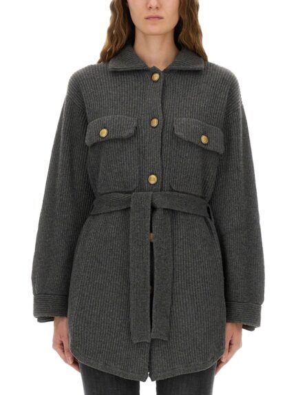 Brunello Cucinelli BELTED CARDIGAN