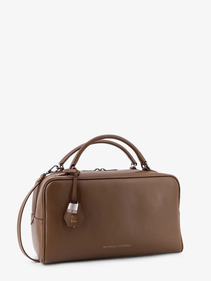 Brunello Cucinelli Boston Explorer Leather Crossbody Bag