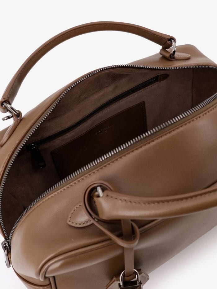 Brunello Cucinelli Boston Explorer Leather Crossbody Bag