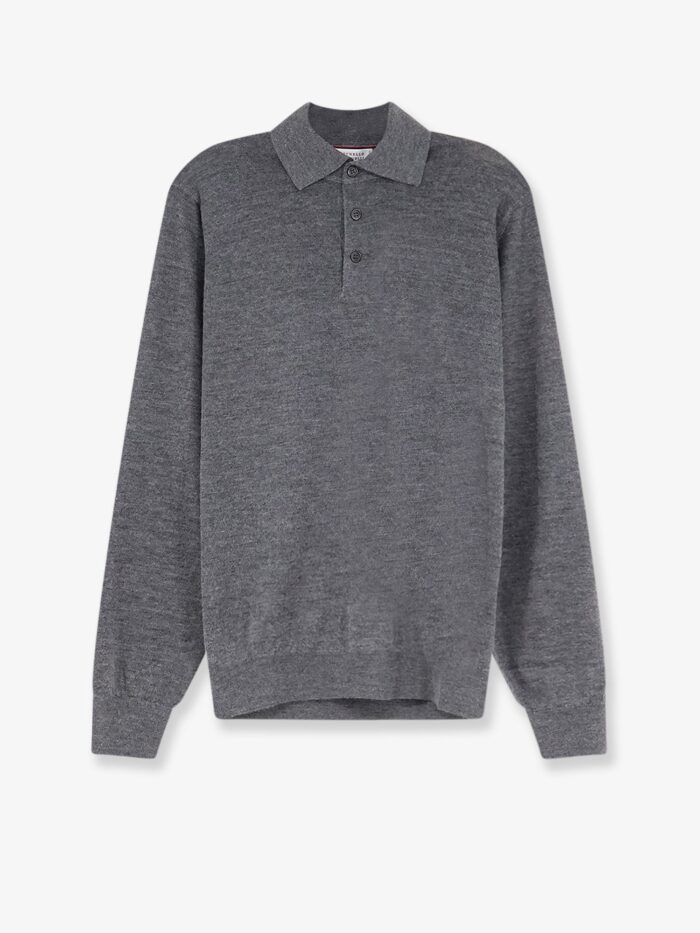 brunello cucinelli cashmere and silk polo shirt Brunello Cucinelli Cashmere And Silk Polo Shirt