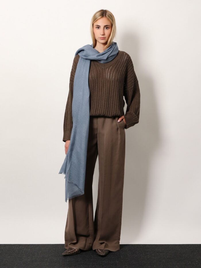 Brunello Cucinelli Cashmere And Silk Sparkling Scarf