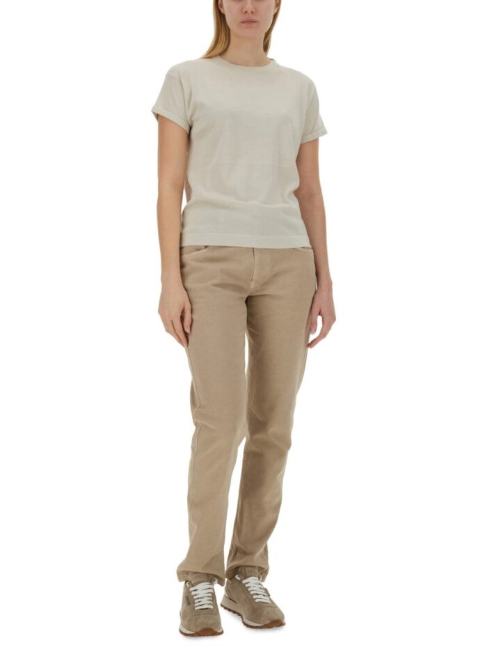Brunello Cucinelli CASHMERE AND SILK T-SHIRT