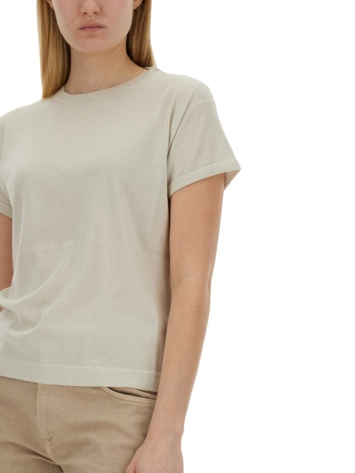 Brunello Cucinelli CASHMERE AND SILK T-SHIRT