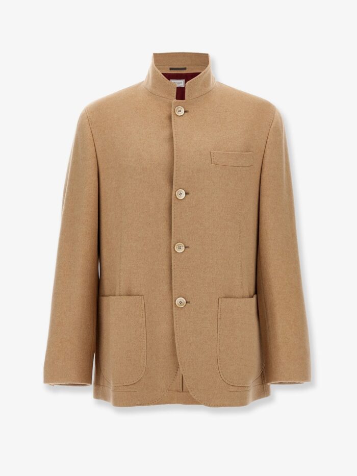 brunello cucinelli cashmere and vicuna coat Brunello Cucinelli Cashmere And Vicuna Coat