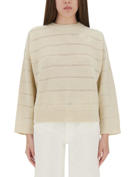 Brunello Cucinelli CASHMERE AND WOOL SWEATER