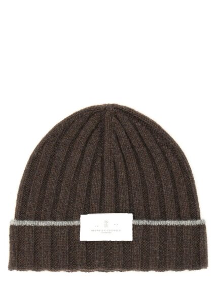Brunello Cucinelli CASHMERE BEANIE HAT