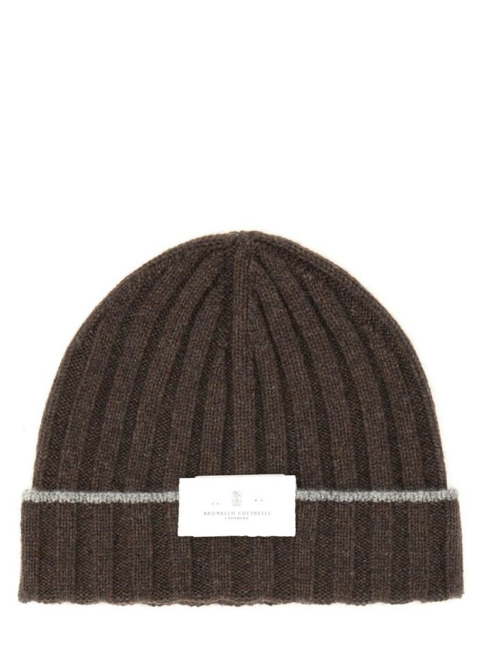 Brunello Cucinelli CASHMERE BEANIE HAT