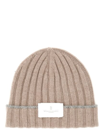Brunello Cucinelli CASHMERE BEANIE HAT