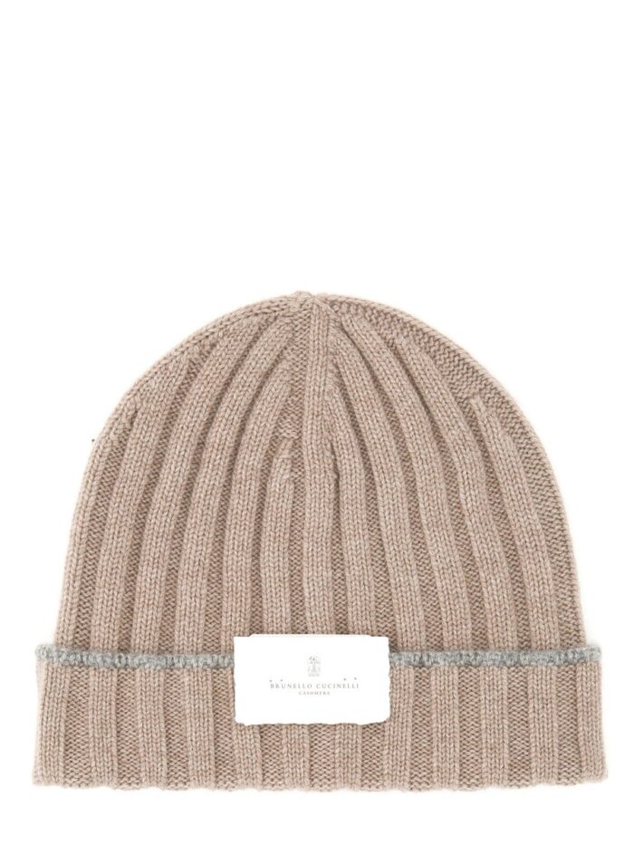 Brunello Cucinelli CASHMERE BEANIE HAT