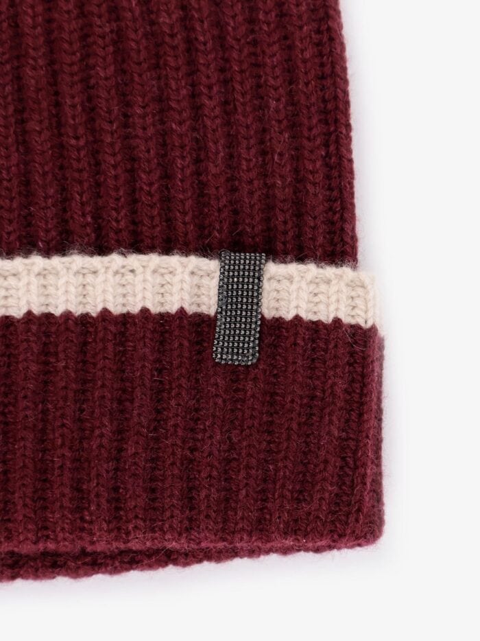 Brunello Cucinelli Cashmere Hat With Monili Detail