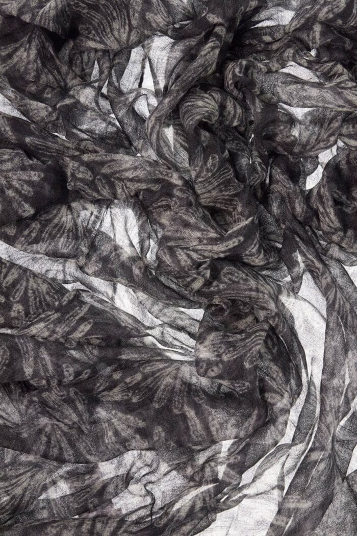 BRUNELLO CUCINELLI "cashmere Scarf With Fern Print"