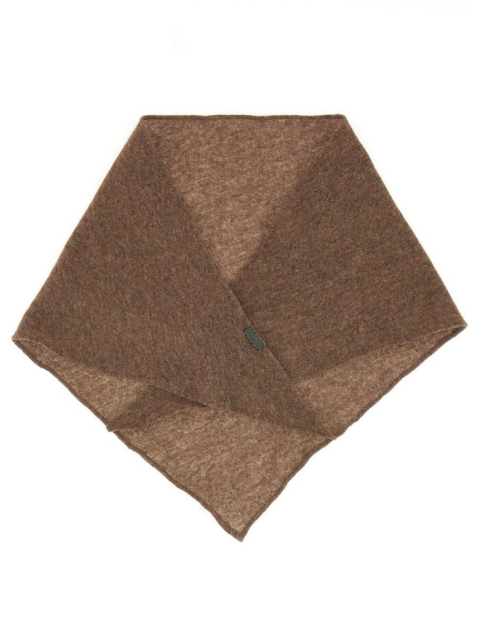 brunello cucinelli cashmere scarf with necklace Brunello Cucinelli CASHMERE SCARF WITH NECKLACE