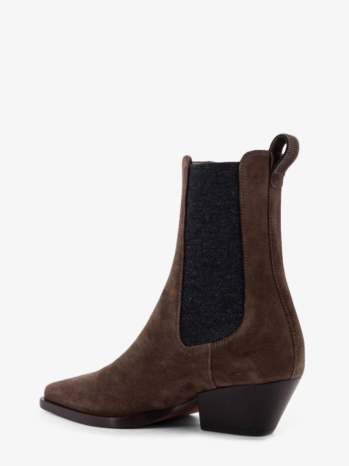 Brunello Cucinelli Chelsea Boot Suede Ankle Boots