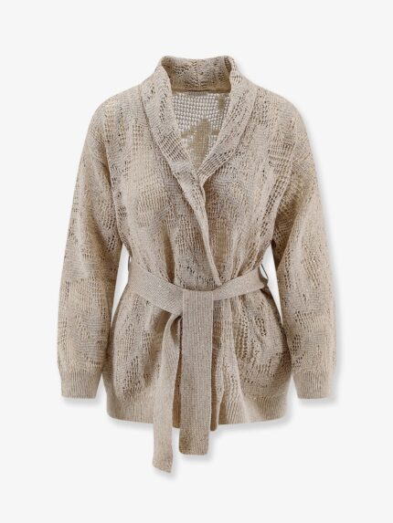 Brunello Cucinelli Cotton And Linen Cardigan