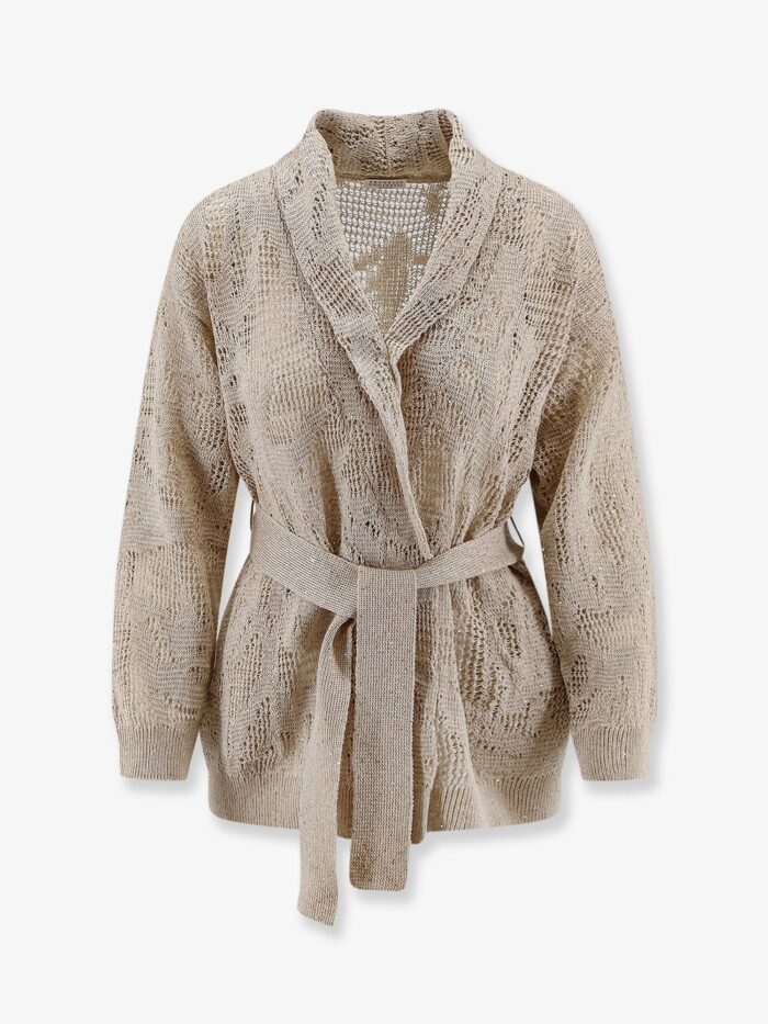 Brunello Cucinelli Cotton And Linen Cardigan