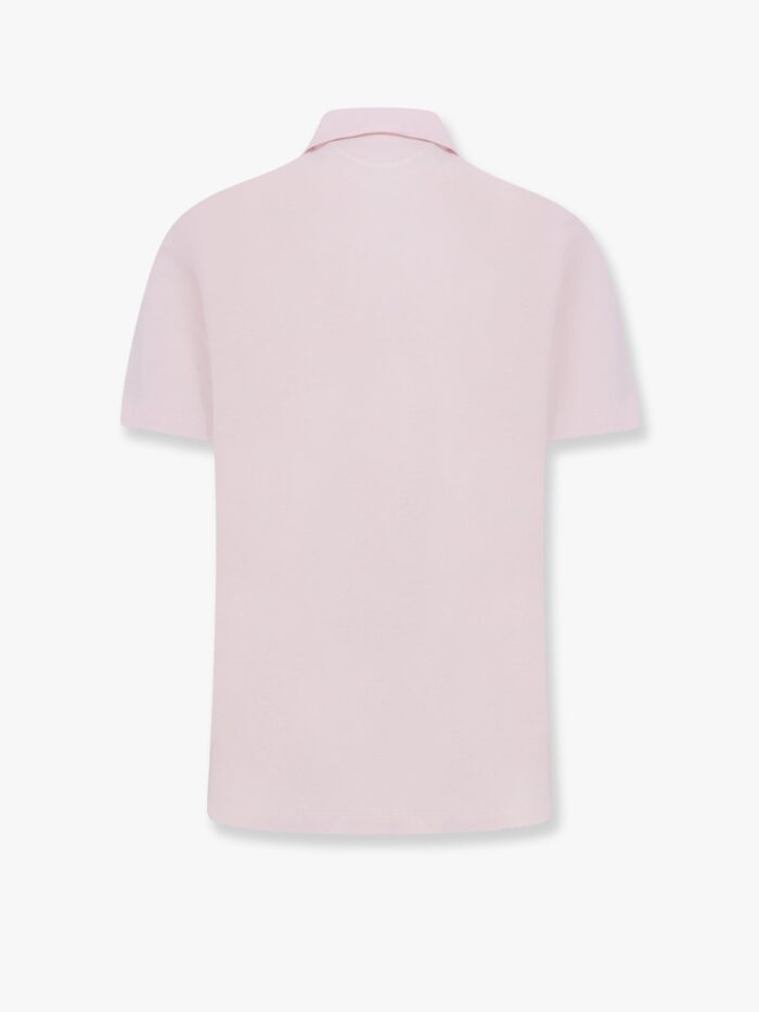 Brunello Cucinelli Cotton And Linen Polo Shirt With Classic Collar