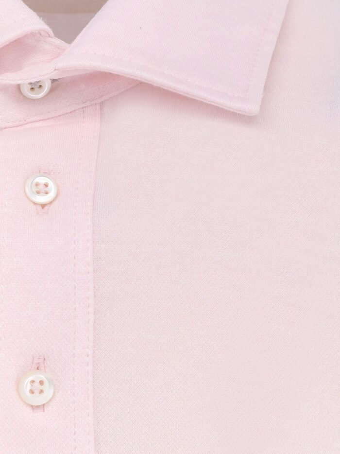 Brunello Cucinelli Cotton And Linen Polo Shirt With Classic Collar