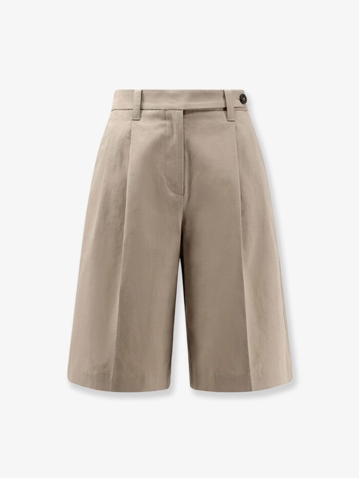 Brunello Cucinelli Cotton And Linen Shorts
