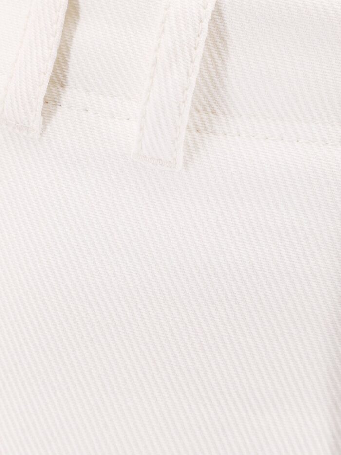 Brunello Cucinelli Cotton And Linen Skirt With Diagonal Motif
