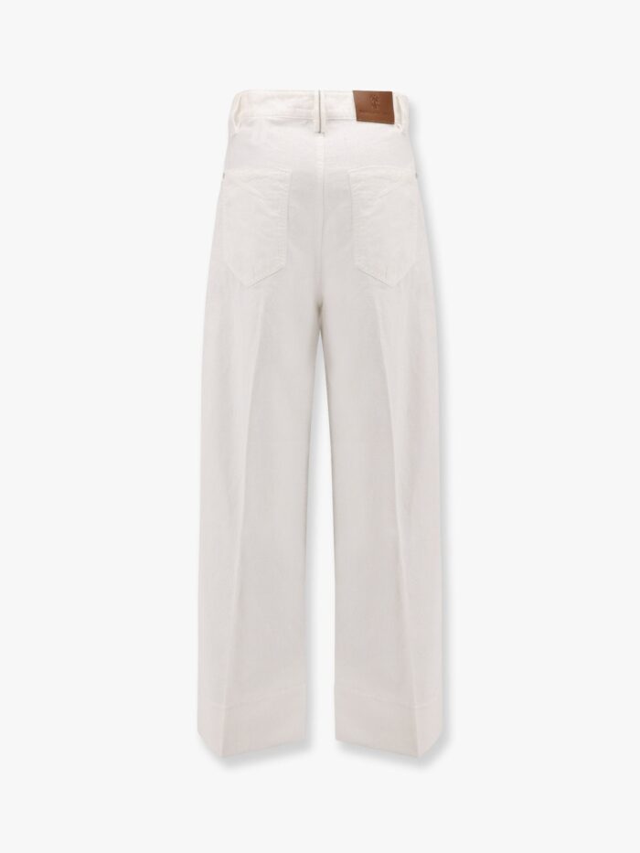 Brunello Cucinelli Cotton And Linen Trouser