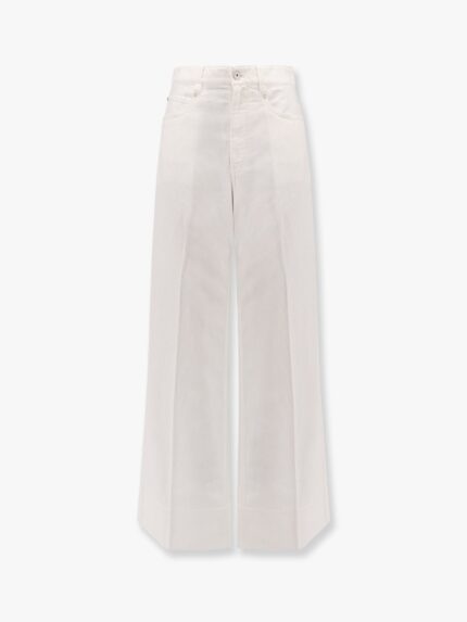 Brunello Cucinelli Cotton And Linen Trouser
