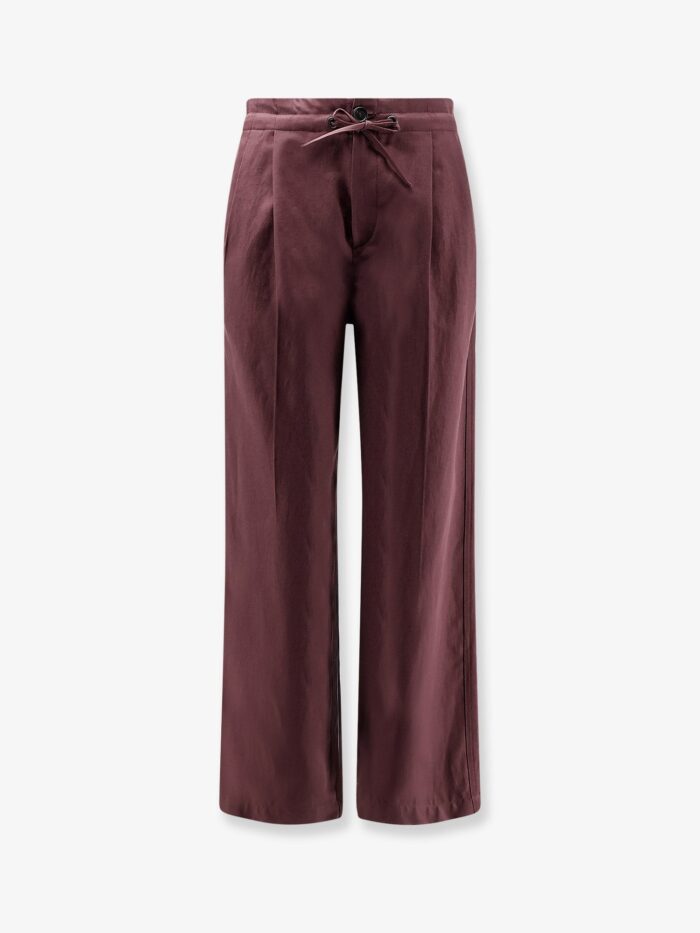 brunello cucinelli cotton and linen trousers Brunello Cucinelli Cotton And Linen Trousers