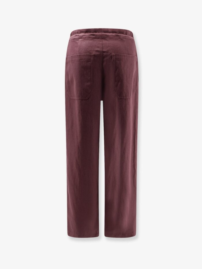 Brunello Cucinelli Cotton And Linen Trousers