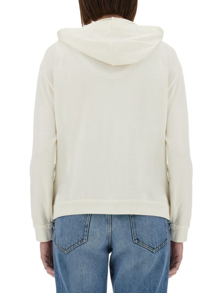 brunello cucinelli cotton and silk interlock topwear Brunello Cucinelli COTTON AND SILK INTERLOCK TOPWEAR
