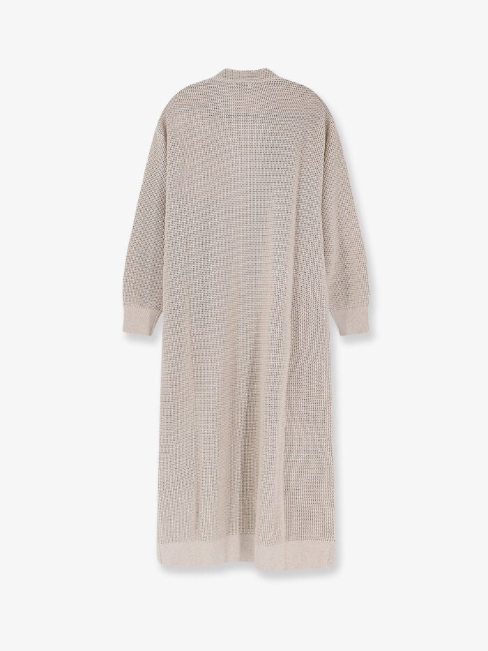 Brunello Cucinelli Cotton And Viscose Long Cardigan