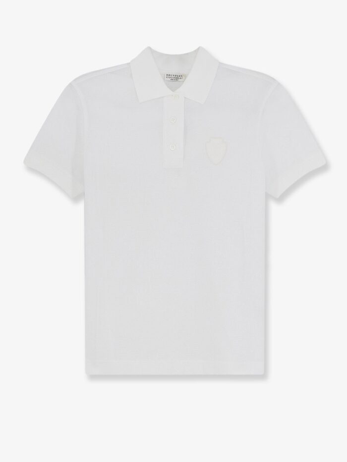 brunello cucinelli cotton blend polo shirt Brunello Cucinelli Cotton Blend Polo Shirt