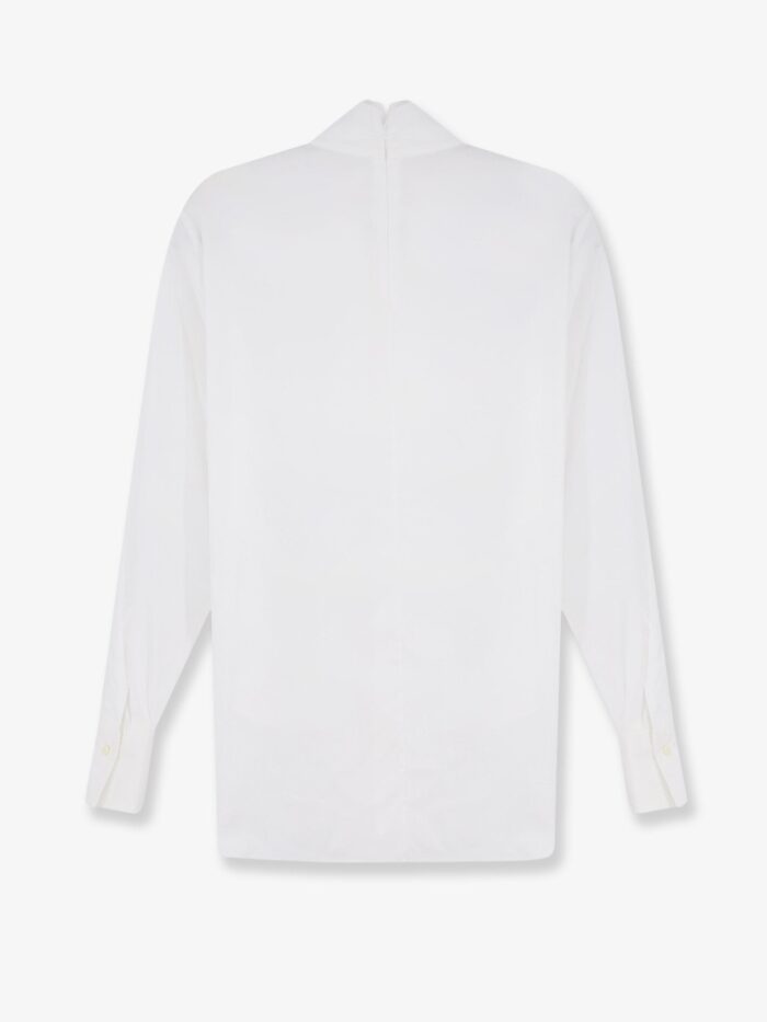 Brunello Cucinelli Cotton Blend Shirt With Monili Detail
