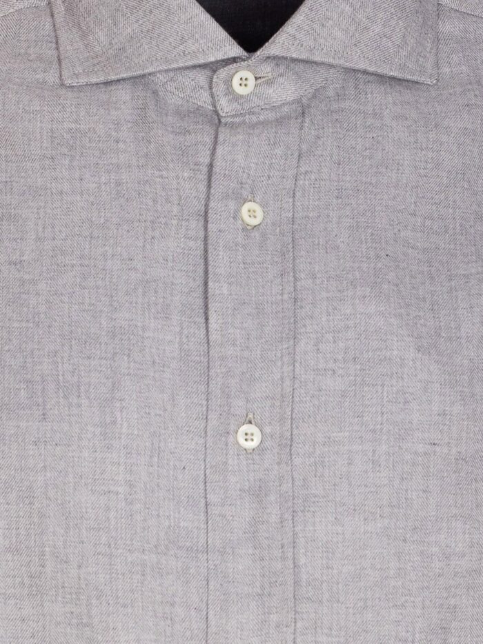 Brunello Cucinelli Cotton Blend Slim Fit Shirt