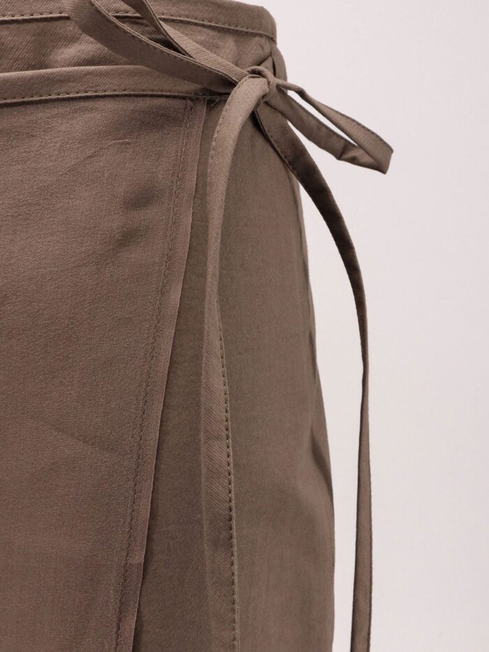 Brunello Cucinelli Cotton Blend Wrap-around Skirt