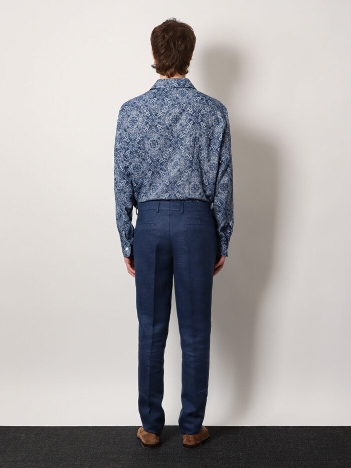 Brunello Cucinelli Cotton Easy Fit Shirt With All-over Print