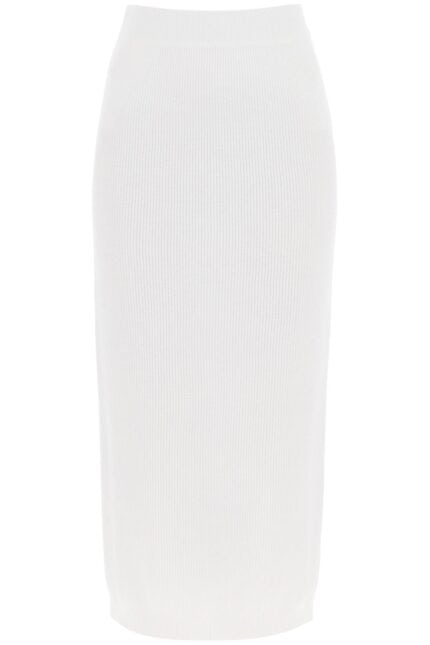 BRUNELLO CUCINELLI Cotton Knit Midi Skirt