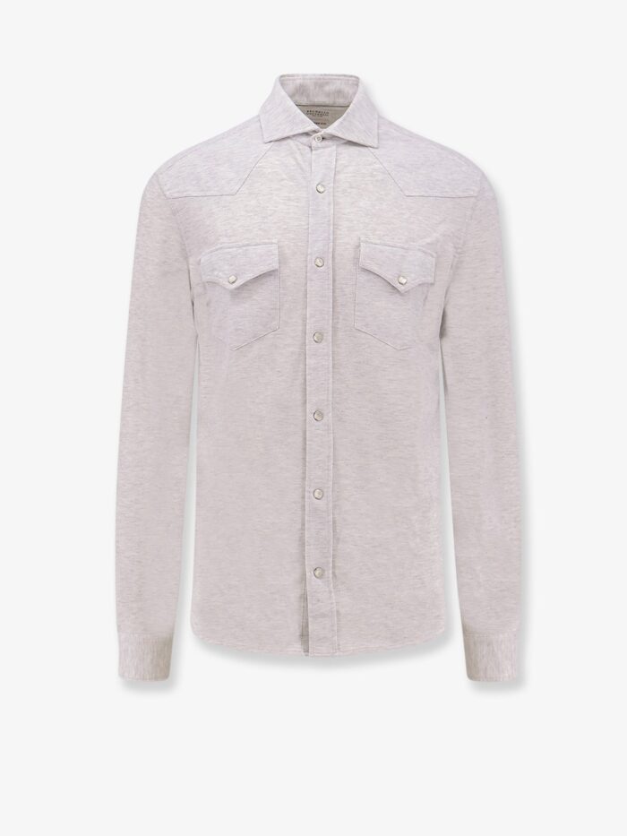 Brunello Cucinelli Cotton Leisure Fit Shirt