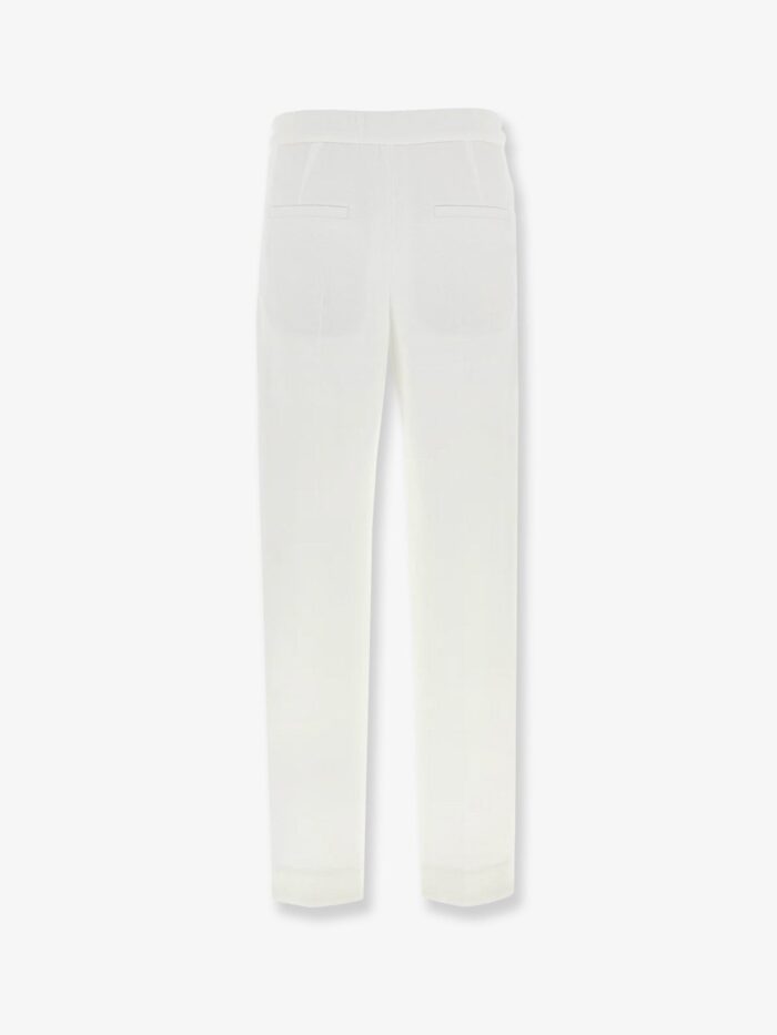 brunello cucinelli cotton piquet trousers Brunello Cucinelli Cotton Piquet Trousers