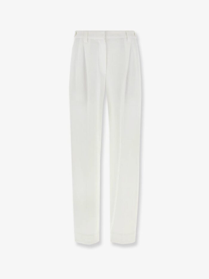 brunello cucinelli cotton piquet trousers Brunello Cucinelli Cotton Piquet Trousers