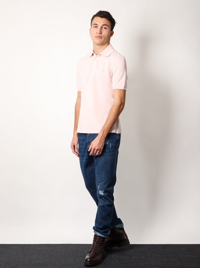 Brunello Cucinelli Cotton Polo Shirt With Iconic Embroidery