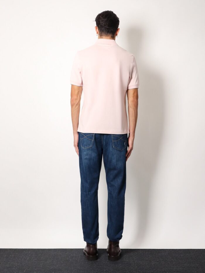 Brunello Cucinelli Cotton Polo Shirt With Iconic Embroidery