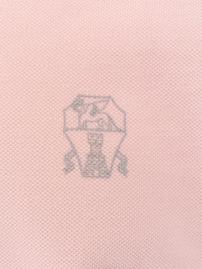 Brunello Cucinelli Cotton Polo Shirt With Iconic Embroidery