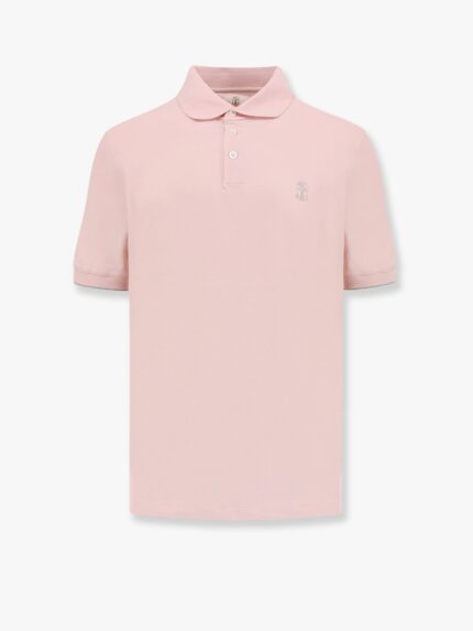 Brunello Cucinelli Cotton Polo Shirt With Iconic Embroidery