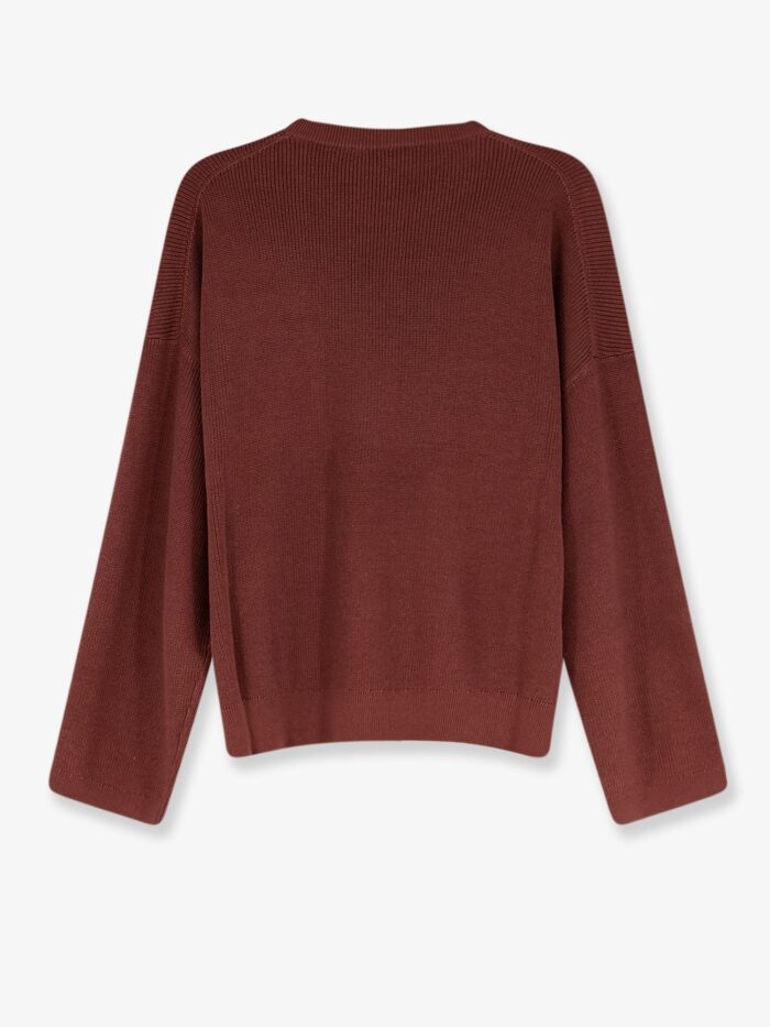 Brunello Cucinelli Cotton Sweater With Front Monili Detail