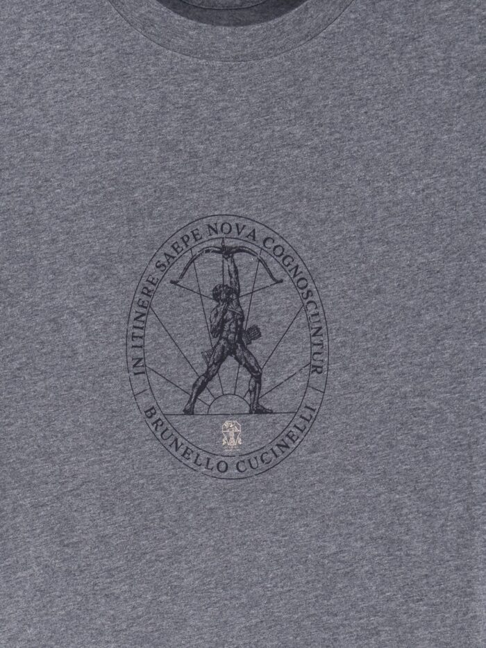 Brunello Cucinelli Cotton T-shirt With Front Print