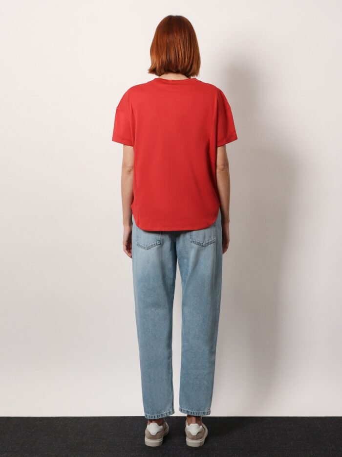 Brunello Cucinelli Cotton T-shirt With Monili Detail